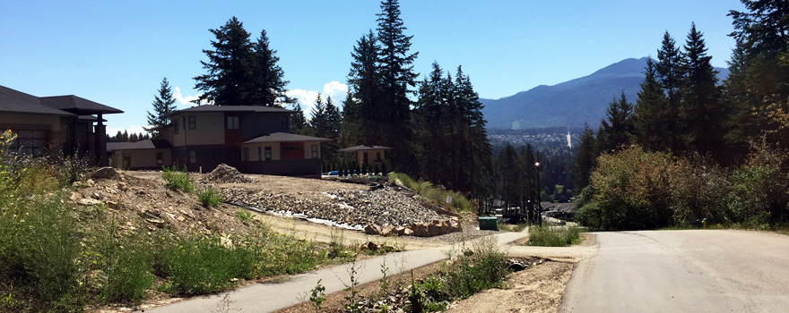 Woodland Heights Subdivision and Green Emerald Estates Subdivision in Salmon Arm, BC